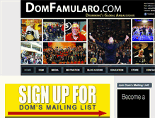 Tablet Screenshot of domfamularo.com